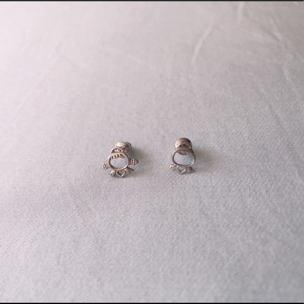 Sterling silver angels ear studs